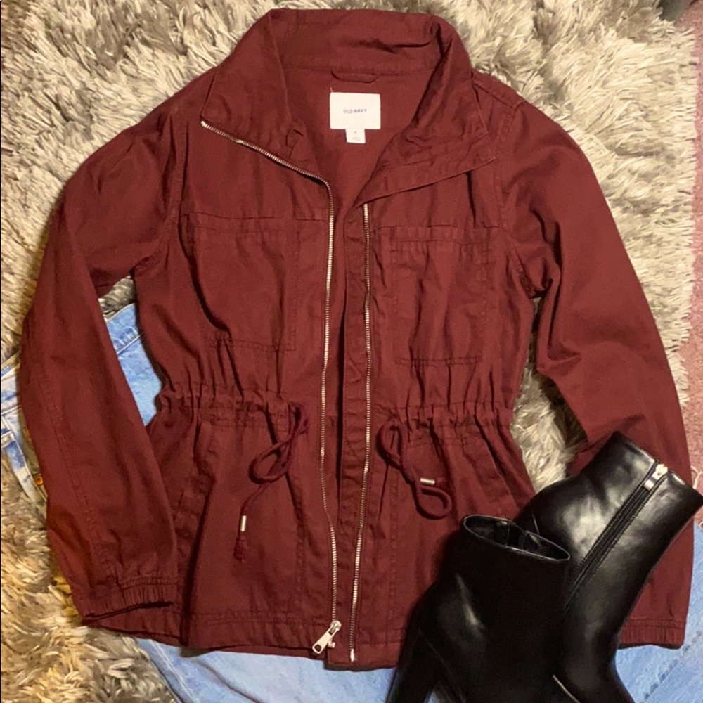 Lightweight Maroon Jacket - image 1